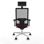 Office Chair with Headrest Piqueras y Crespo 3D026N1 Maroon