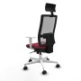 Office Chair with Headrest Piqueras y Crespo 4B026N1 Maroon