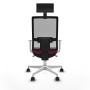 Office Chair with Headrest Piqueras y Crespo 4B026N1 Maroon