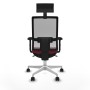 Office Chair with Headrest Piqueras y Crespo 2D026N1 Maroon