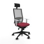 Office Chair with Headrest Piqueras y Crespo 4B066N1 Maroon