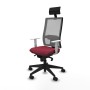 Office Chair with Headrest Piqueras y Crespo 4B066N1 Maroon