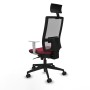 Office Chair with Headrest Piqueras y Crespo 4B066N1 Maroon