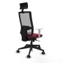 Office Chair with Headrest Piqueras y Crespo 4B066N1 Maroon