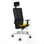 Office Chair with Headrest Piqueras y Crespo 1D026G1 Yellow