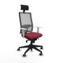 Office Chair with Headrest Piqueras y Crespo 4B066G1 Maroon
