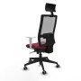 Office Chair with Headrest Piqueras y Crespo 4B066G1 Maroon
