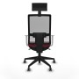 Office Chair with Headrest Piqueras y Crespo 4B066G1 Maroon