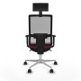 Office Chair with Headrest Piqueras y Crespo 1D086N1 Maroon