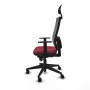 Office Chair with Headrest Piqueras y Crespo 1D066N1 Maroon