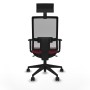 Office Chair with Headrest Piqueras y Crespo 1D066N1 Maroon