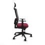Office Chair with Headrest Piqueras y Crespo 1D066N1 Maroon