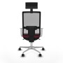 Office Chair with Headrest Piqueras y Crespo 4B086N1 Maroon