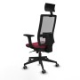 Office Chair with Headrest Piqueras y Crespo 2D066G1 Maroon