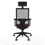 Office Chair with Headrest Piqueras y Crespo 2D066G1 Maroon