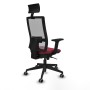 Office Chair with Headrest Piqueras y Crespo 2D066G1 Maroon