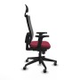 Office Chair with Headrest Piqueras y Crespo 2D066G1 Maroon