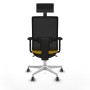Office Chair with Headrest Piqueras y Crespo 2D026G1 Yellow