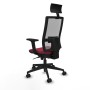 Office Chair with Headrest Piqueras y Crespo 2D066N1 Maroon