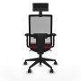 Office Chair with Headrest Piqueras y Crespo 2D066N1 Maroon