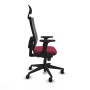 Office Chair with Headrest Piqueras y Crespo 2D066N1 Maroon