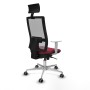 Office Chair with Headrest Piqueras y Crespo 4B086G1 Maroon
