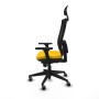 Office Chair with Headrest Piqueras y Crespo 3D066G1 Yellow