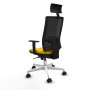 Office Chair with Headrest Piqueras y Crespo 1D026N1 Yellow