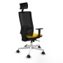 Office Chair with Headrest Piqueras y Crespo 1D026N1 Yellow