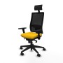 Office Chair with Headrest Piqueras y Crespo 3D066N1 Yellow