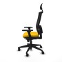 Office Chair with Headrest Piqueras y Crespo 3D066N1 Yellow