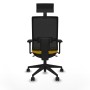 Office Chair with Headrest Piqueras y Crespo 3D066N1 Yellow
