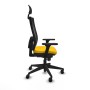 Office Chair with Headrest Piqueras y Crespo 3D066N1 Yellow