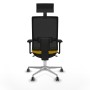 Office Chair with Headrest Piqueras y Crespo 3D086G1 Yellow