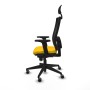 Chaise de Bureau avec Appui-tête Piqueras y Crespo 2D066G1 Jaune