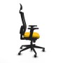 Chaise de Bureau avec Appui-tête Piqueras y Crespo 2D066G1 Jaune