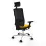 Office Chair with Headrest Piqueras y Crespo 3D086N1 Yellow