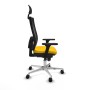 Office Chair with Headrest Piqueras y Crespo 3D086N1 Yellow
