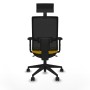 Chaise de Bureau avec Appui-tête Piqueras y Crespo 2D066N1 Jaune