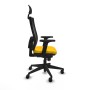 Chaise de Bureau avec Appui-tête Piqueras y Crespo 2D066N1 Jaune