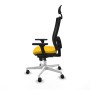 Chaise de Bureau avec Appui-tête Piqueras y Crespo 3D026N1 Jaune