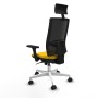 Chaise de Bureau avec Appui-tête Piqueras y Crespo 3D026N1 Jaune