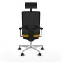 Chaise de Bureau avec Appui-tête Piqueras y Crespo 3D026N1 Jaune