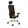 Chaise de Bureau avec Appui-tête Piqueras y Crespo 3D026N1 Jaune