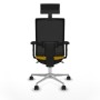 Office Chair with Headrest Piqueras y Crespo 2D086N1 Yellow
