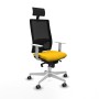 Office Chair with Headrest Piqueras y Crespo 4B026G1 Yellow