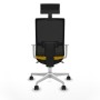 Office Chair with Headrest Piqueras y Crespo 4B026N1 Yellow