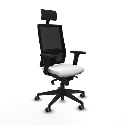 Office Chair with Headrest Piqueras y Crespo 2D066G1 White
