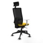Office Chair with Headrest Piqueras y Crespo 4B066G1 Yellow