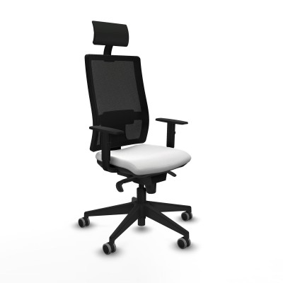 Office Chair with Headrest Piqueras y Crespo 1D066G1 White